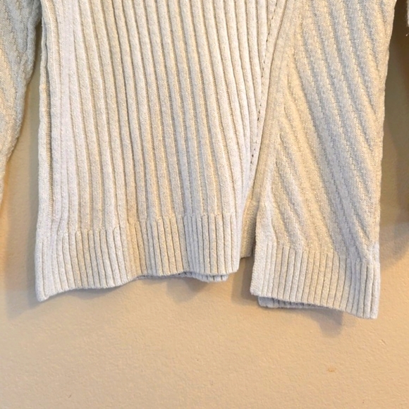 Simply Vera by Vera Wang Asymmetrical Sparkle Sweater - Picture 6 of 7